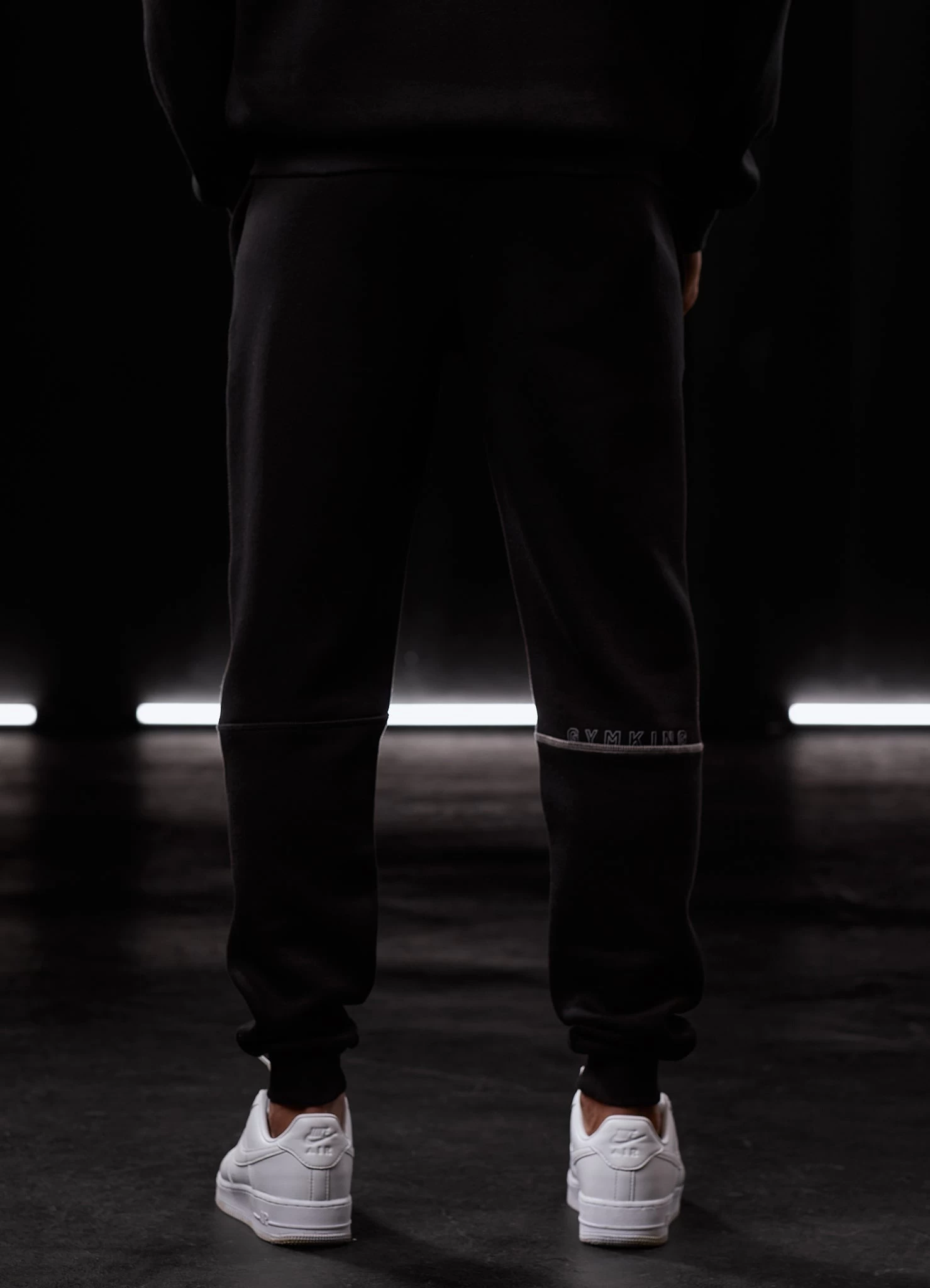 Gym King Outline Print Jogger - Black 14 Gym King Outline Print Jogger - Black - Image 12