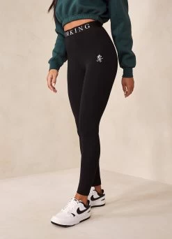 Gym King Linear Tape Legging - Black -Fit Wear Shop BFCAMPLADIES2311842copy