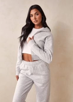 Gym King 365 FZ Tracksuit - Snow Marl 23 Gym King 365 FZ Tracksuit - Snow Marl -Fit Wear Shop BFCAMPLADIES2312265