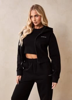 Gym King 365 FZ Hood - Black -Fit Wear Shop BFCAMPLADIES2312380