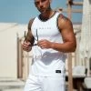 Gym King Brooklyn Mesh Vest - White -Fit Wear Shop BM16 48418998 0829 4d84 bd77 eb7ea339904f