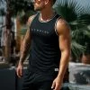 Gym King Brooklyn Mesh Vest - Black -Fit Wear Shop BM21