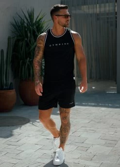 Gym King Brooklyn Mesh Vest - Black -Fit Wear Shop BM222