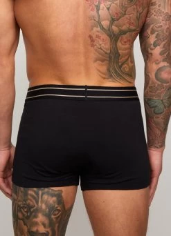 Accessories Gym King Boxers (3PK) - Black/Gold -Fit Wear Shop BOXERS BLACK GOLD 345