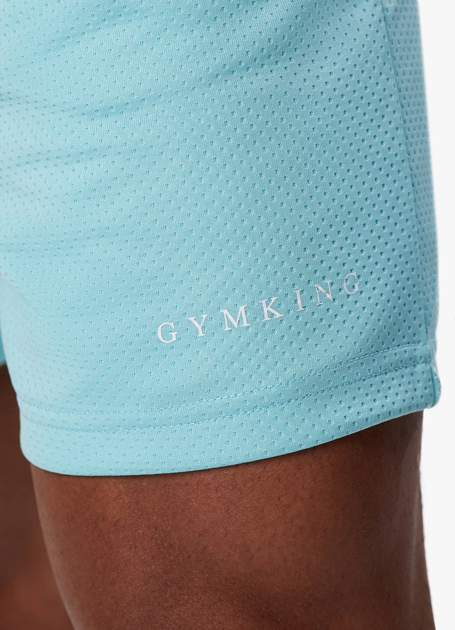 Gym King Brooklyn Mesh Short - Aqua Blue 14 Gym King Brooklyn Mesh Short - Aqua Blue - Image 12
