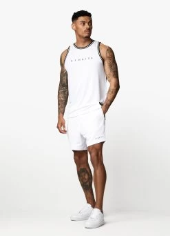 Gym King Brooklyn Mesh Vest - White 29 Gym King Brooklyn Mesh Vest - White -Fit Wear Shop BROOKLYNMESHVEST SHORT WHITEVST A29THSHR A29TK 123 482630bb 8eb2 45ac 952a 40bf5372277c