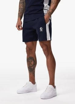 Gym King Contrast Panel Fleece Short - Navy/White -Fit Wear Shop CONTRASTPANELJERSEYTEE SHORT NAVYWHITESST A2CIZSHR A2CJ6 168 21cf1850 e151 4c7d aece 839e823e4639