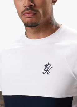 Gym King Contrast Panel Jersey Tee - Navy/White 17 Gym King Contrast Panel Jersey Tee - Navy/White -Fit Wear Shop CONTRASTPANELJERSEYTEE SHORT NAVYWHITESST A2CIZSHR A2CJ6 170