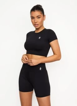 Gym King 365 Cap Sleeve Tee - Black -Fit Wear Shop CORE3 6 5SSTEE SHORT BLACKWST A267X 318