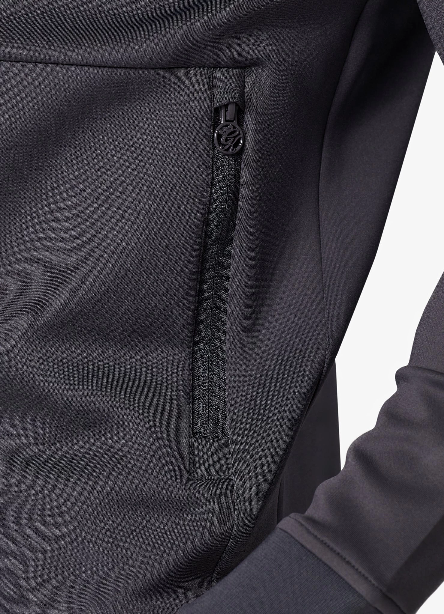 Gym King Core Plus Poly FZ Hood - Graphite 13 Gym King Core Plus Poly FZ Hood - Graphite - Image 11