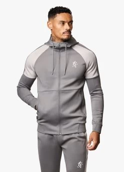 Gym King Core Plus Poly FZ Hood - Grey 18 Gym King Core Plus Poly FZ Hood - Grey -Fit Wear Shop COREPLUSPOLYFZHOOD JOGGER GREYTST A2BUSTSB A2BUT 53