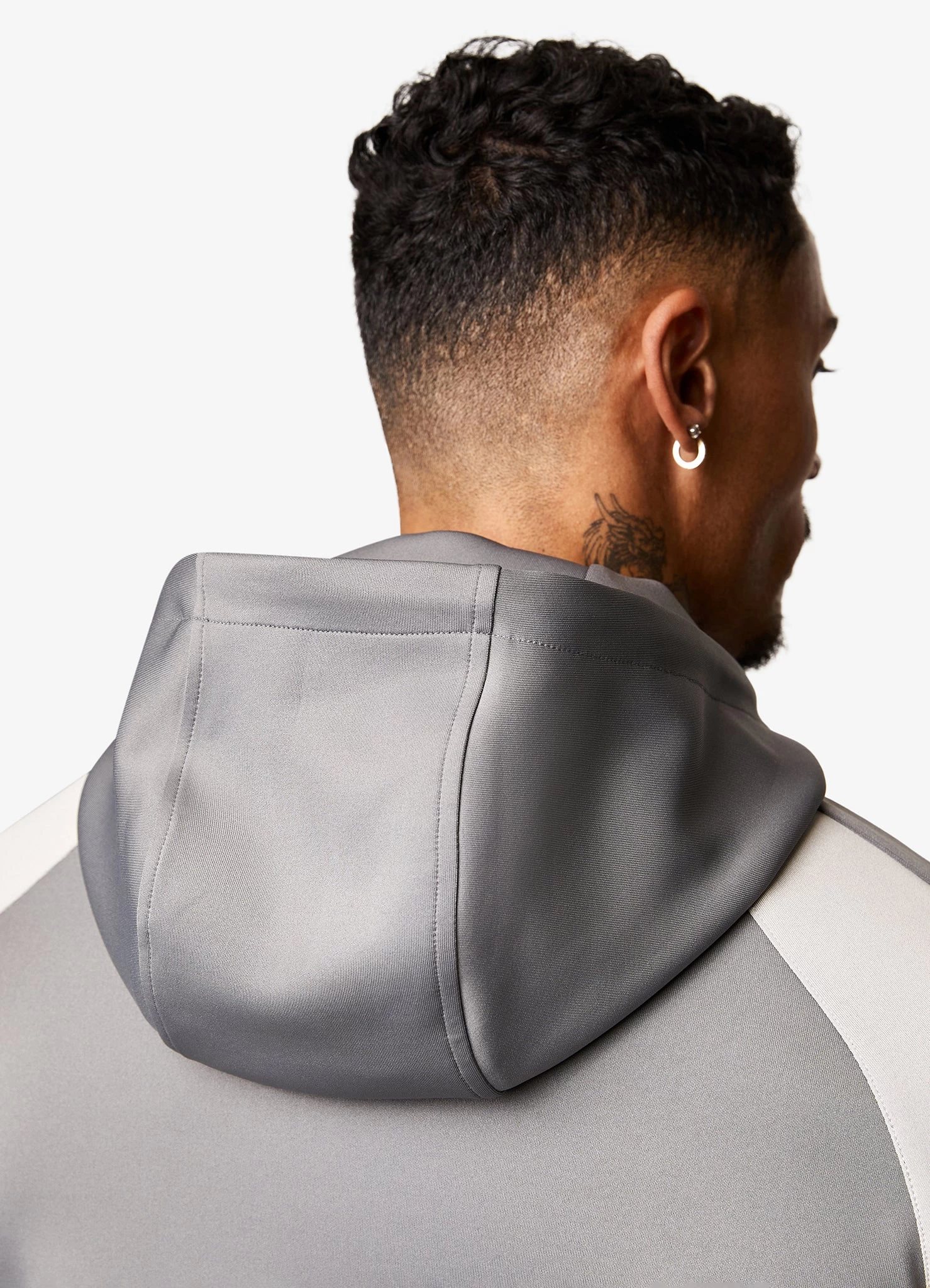 Gym King Core Plus Poly FZ Hood - Grey 12 Gym King Core Plus Poly FZ Hood - Grey - Image 10