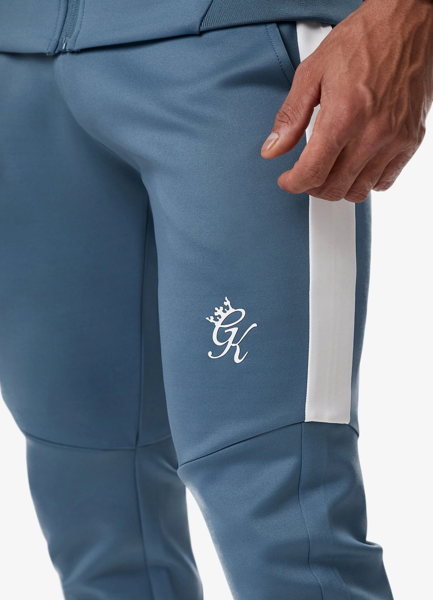 Gym King Core Plus Poly Jogger - Smoke Blue 10 Gym King Core Plus Poly Jogger - Smoke Blue - Image 8