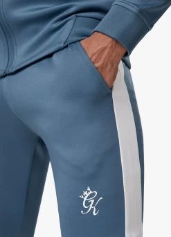 Gym King Core Plus Poly Jogger - Smoke Blue 13 Gym King Core Plus Poly Jogger - Smoke Blue -Fit Wear Shop COREPLUSPOLYFZHOOD JOGGER STONEBLUETST A2CJETSB A2CJL 369