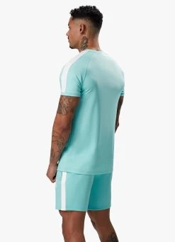 Gym King Core Plus Poly Tee - Aqua Blue -Fit Wear Shop COREPLUSPOLYTEE SHORT AQUABLUESST B2D1ISHR B2D1I 350