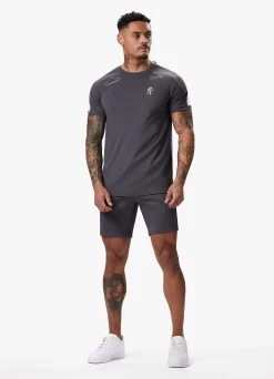 Gym King Core Plus Poly Tee - Graphite -Fit Wear Shop COREPLUSPOLYTEE SHORT GRAPHITESST B2CRUSHR B2CRZ 197