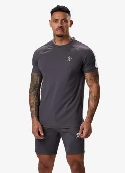 Gym King Core Plus Poly Tee - Graphite -Fit Wear Shop COREPLUSPOLYTEE SHORT GRAPHITESST B2CRUSHR B2CRZ 198