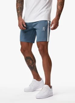 Gym King Core Plus Poly Short - Smoke Blue -Fit Wear Shop COREPLUSPOLYTEE SHORT WHITESTONEBLUESST A2CORSHR A2COU 375