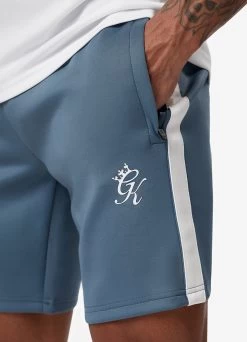 Gym King Core Plus Poly Short - Smoke Blue -Fit Wear Shop COREPLUSPOLYTEE SHORT WHITESTONEBLUESST A2CORSHR A2COU 381