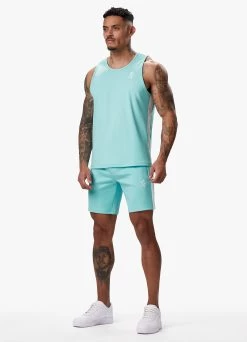 Gym King Core Plus Poly Short - Aqua Blue -Fit Wear Shop COREPLUSPOLYVEST AQUABLUEVST B2D1K 338 7f6992ea 382e 447b 9479 e1f618ea4786