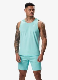 Gym King Core Plus Poly Vest - Aqua Blue -Fit Wear Shop COREPLUSPOLYVEST AQUABLUEVST B2D1K 339