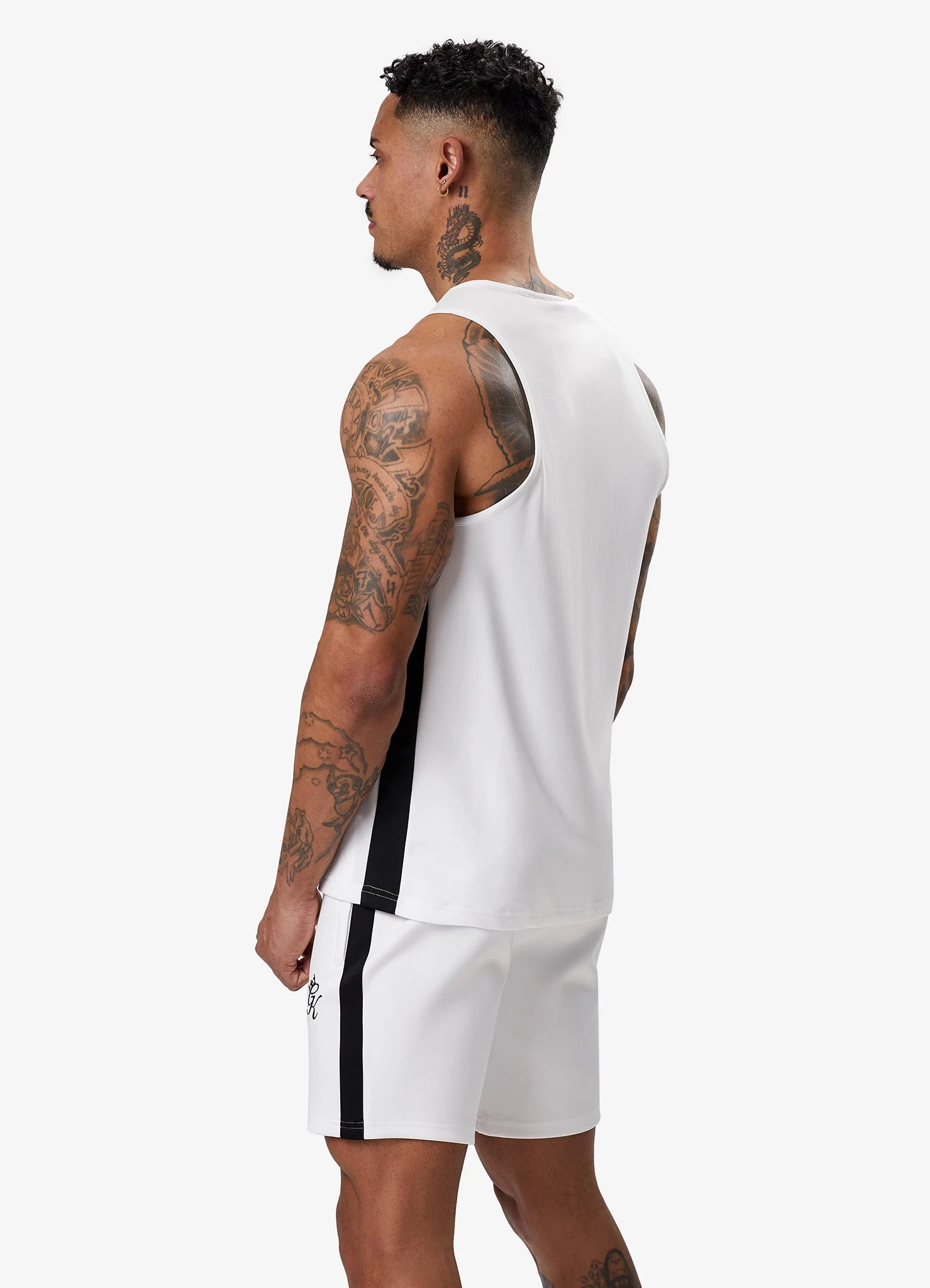 Gym King Core Plus Poly Vest - White 7 Gym King Core Plus Poly Vest - White - Image 5