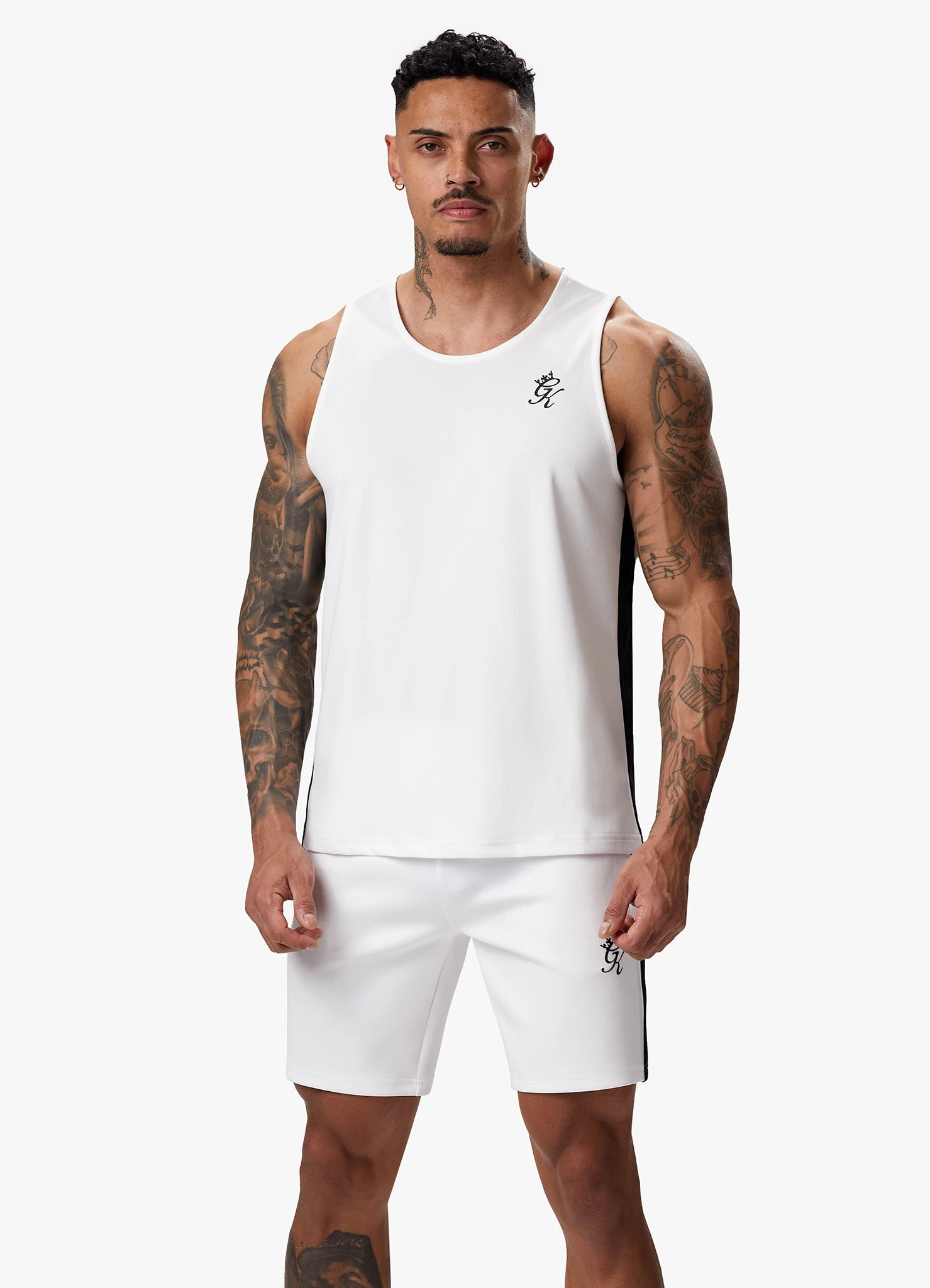 Gym King Core Plus Poly Vest - White 6 Gym King Core Plus Poly Vest - White - Image 4