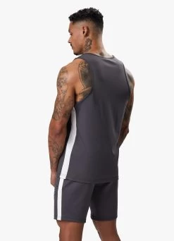 Gym King Core Plus Poly Vest - Graphite -Fit Wear Shop COREPLUSPOLYVEST SHORT GRAPHITEVST A2CK2SHR B2CRZ 205