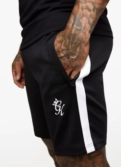 Gym King Core Plus Poly Short - Black 16 Gym King Core Plus Poly Short - Black -Fit Wear Shop COREPOLYTEE SHORT BLACKWHITESST C21N7SHR C21N2 95