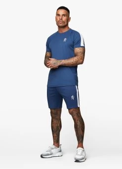 Gym King Core Plus Poly Tee - Moonlight Blue 16 Gym King Core Plus Poly Tee - Moonlight Blue -Fit Wear Shop COREPOLYTEE SHORT MBLUESST A28YESHR A28ZP 443