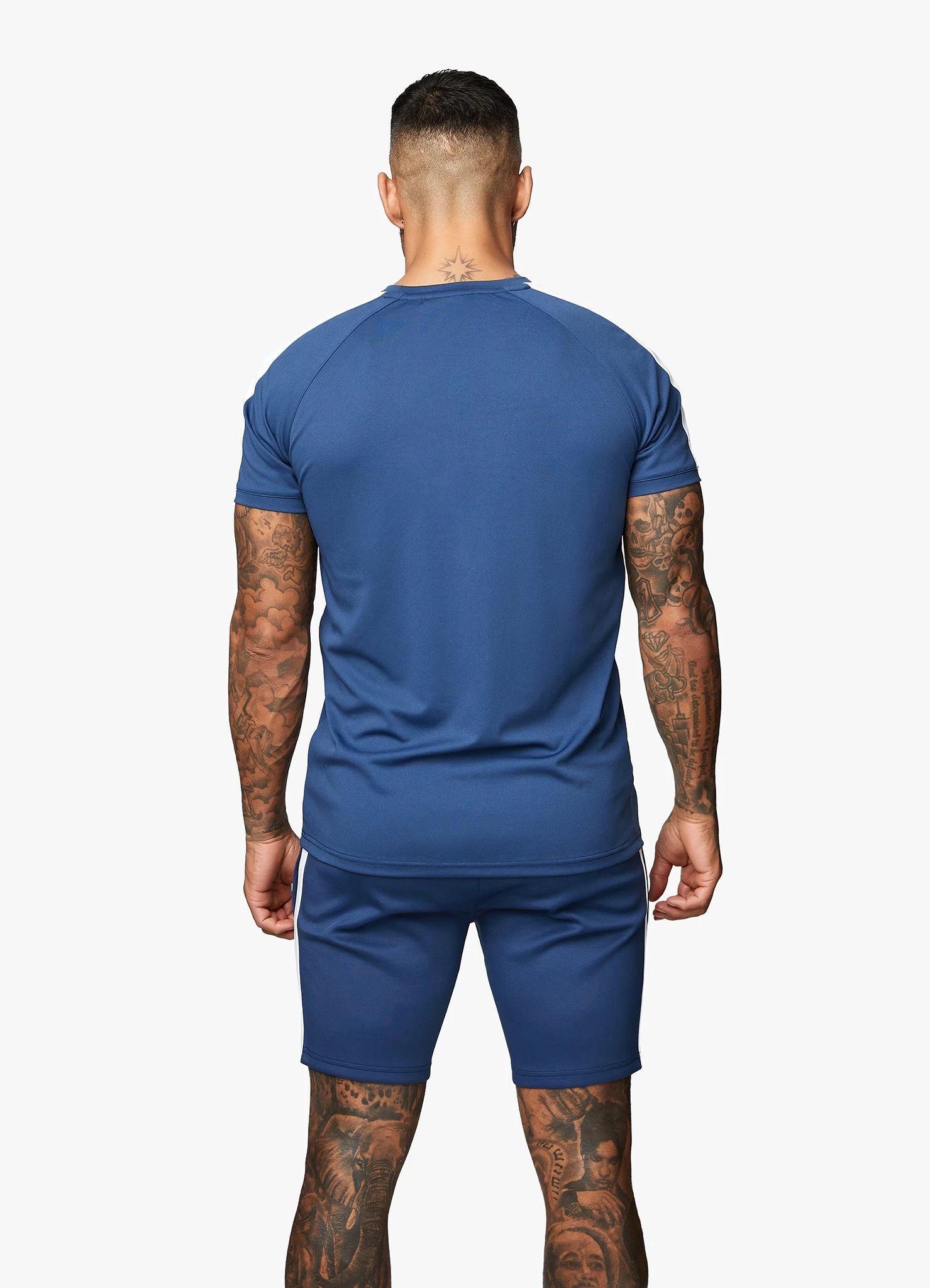 Gym King Core Plus Poly Tee - Moonlight Blue 6 Gym King Core Plus Poly Tee - Moonlight Blue - Image 4