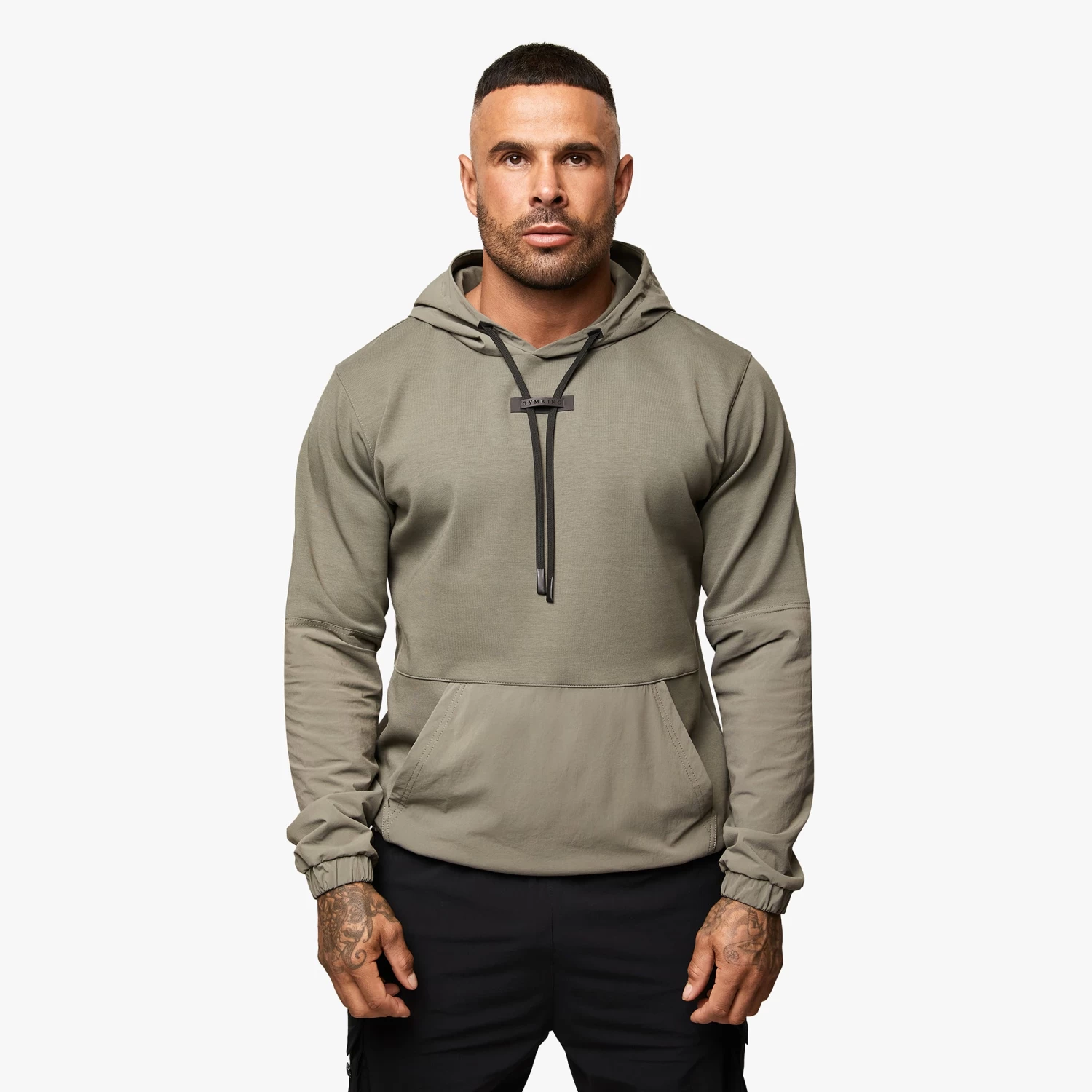 Gym King Covert Utility Hood - Olive 4 Gym King Covert Utility Hood - Olive - Image 2