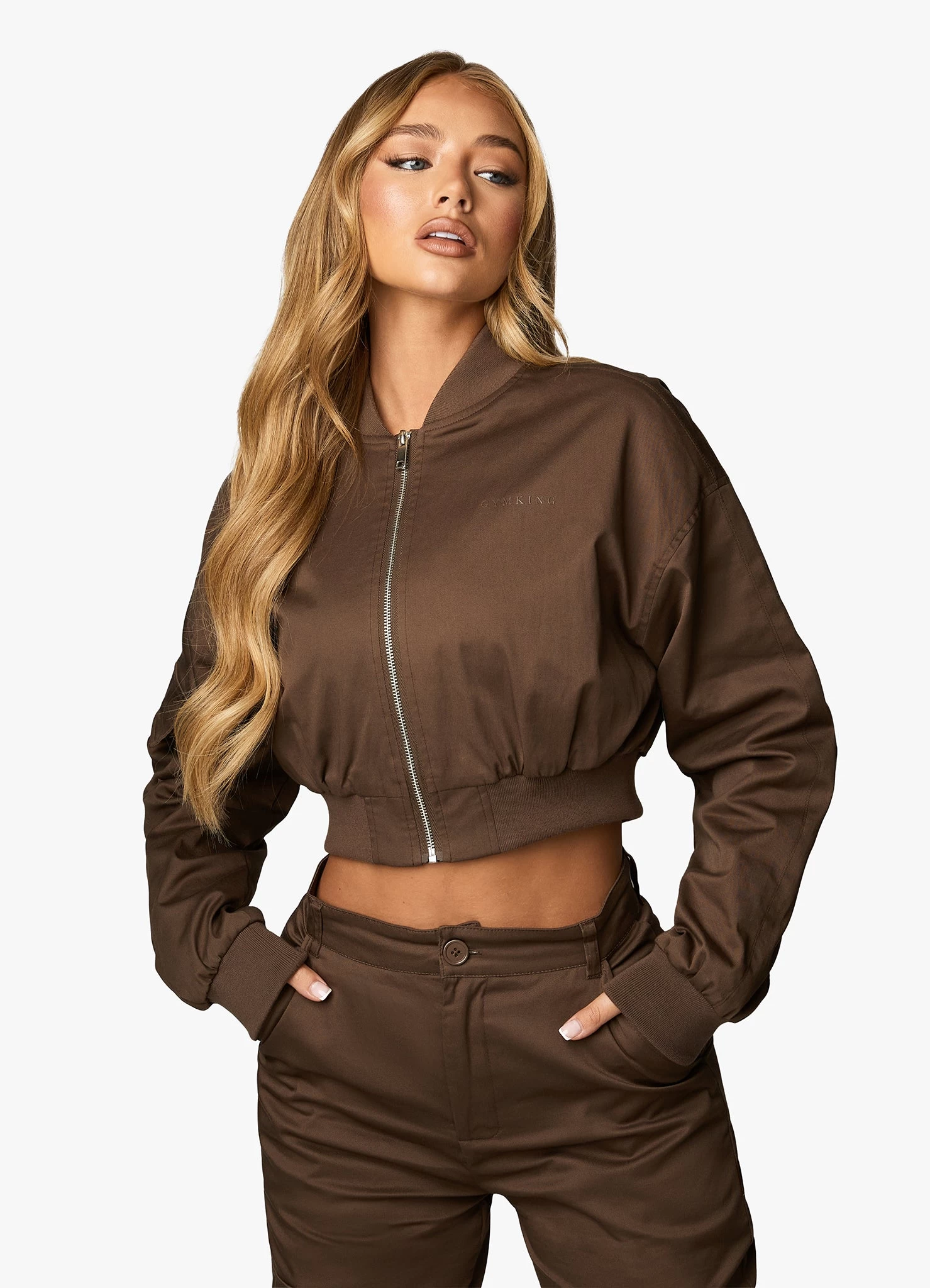 Gym King Woven Tracksuit - Chocolate 5 Gym King Woven Tracksuit - Chocolate - Image 3