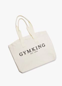 Accessories Gym King Established Tote Bag - Natural -Fit Wear Shop Capture 04