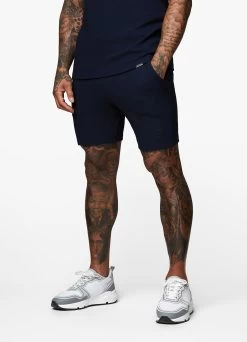 Gym King Signature Texture Short - Navy -Fit Wear Shop Capture 117