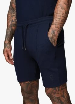 Gym King Signature Texture Short - Navy -Fit Wear Shop Capture 129