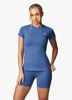 Gym King 365 Ss Tee - Blue Steel 12 Gym King 365 Ss Tee - Blue Steel -Fit Wear Shop Capture 171