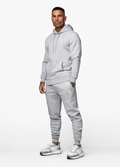 Gym King Fundamental Fleece Hood - Grey Marl 27 Gym King Fundamental Fleece Hood - Grey Marl -Fit Wear Shop Capture 232