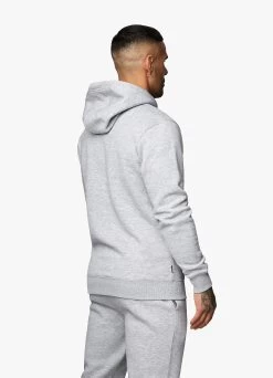 Gym King Fundamental Fleece Hood - Grey Marl 20 Gym King Fundamental Fleece Hood - Grey Marl -Fit Wear Shop Capture 234