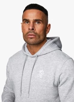 Gym King Fundamental Fleece Hood - Grey Marl 22 Gym King Fundamental Fleece Hood - Grey Marl -Fit Wear Shop Capture 235