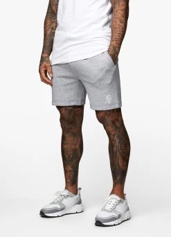 Gym King Fundamental Fleece Short - Grey Marl -Fit Wear Shop Capture 250