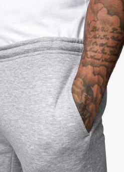 Gym King Fundamental Fleece Short - Grey Marl -Fit Wear Shop Capture 256