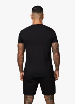 Gym King Fundamental Jersey Tee - Black -Fit Wear Shop Capture 263