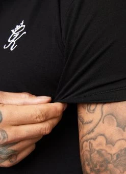 Gym King Fundamental Jersey Tee - Black -Fit Wear Shop Capture 266