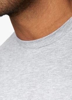 Gym King Fundamental Jersey Tee - Grey Marl -Fit Wear Shop Capture 312