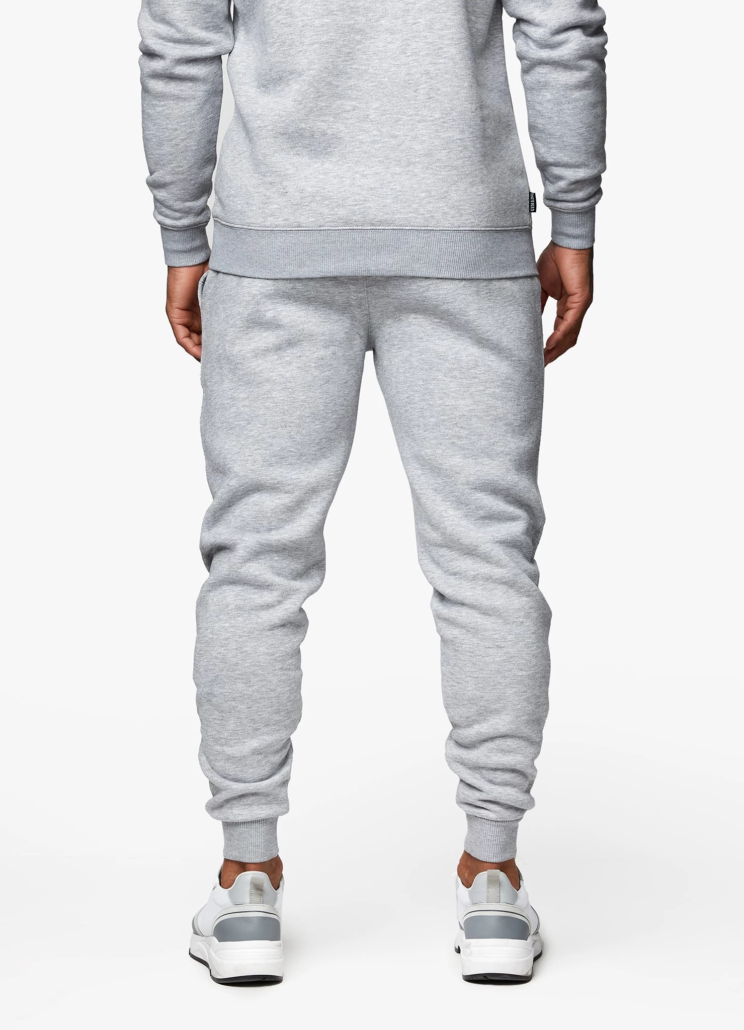 Gym King Fundamental Crew Tracksuit - Grey Marl 12 Gym King Fundamental Crew Tracksuit - Grey Marl - Image 10
