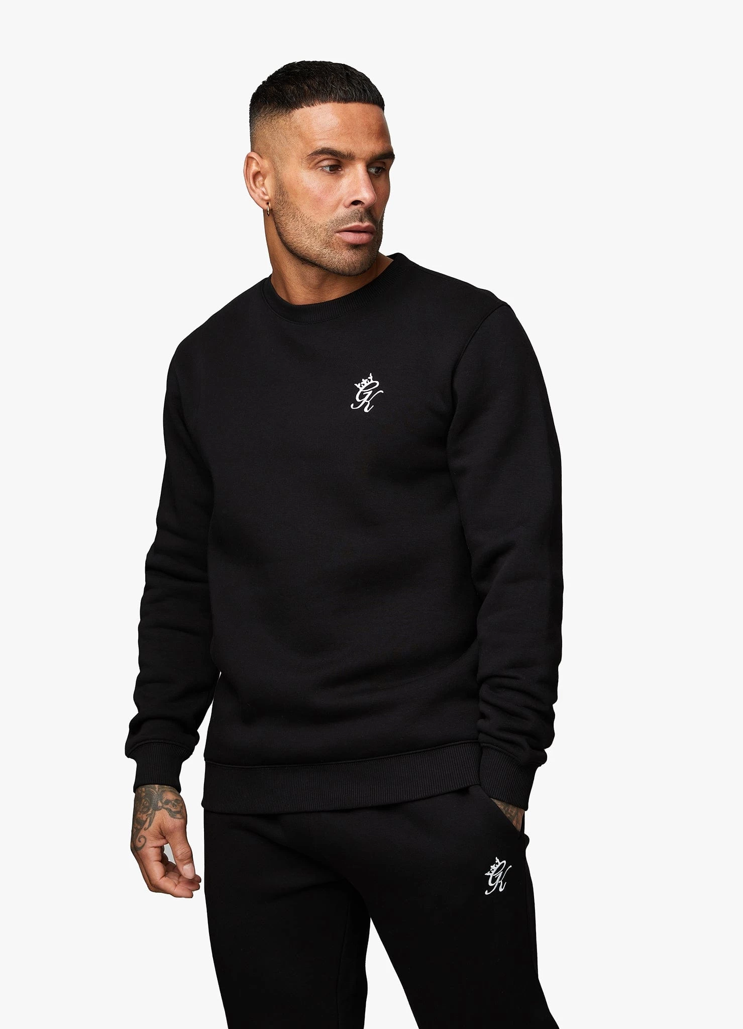 Gym King Fundamental Fleece Sweatshirt - Black 7 Gym King Fundamental Fleece Sweatshirt - Black - Image 5