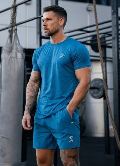 Gym King Debossed 2.0 Tee - Marine Blue 18 Gym King Debossed 2.0 Tee - Marine Blue -Fit Wear Shop DEBBOSS a643a52a d52d 4444 81ed 3535775e5169