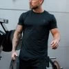 Gym King Debossed 2.0 Tee - Black 1 Gym King Debossed 2.0 Tee - Black -Fit Wear Shop DEBOSSED TEE FINAL