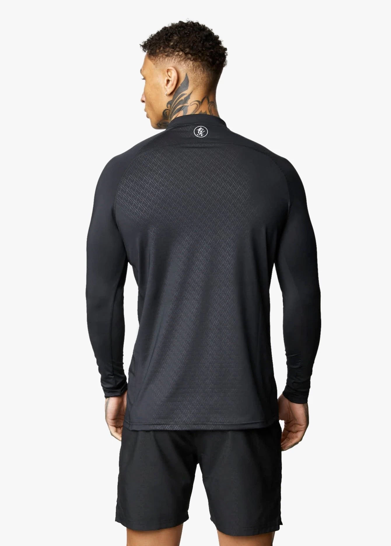 Gym King Debossed Energy ¼ Zip Funnel – Black 7 Gym King Debossed Energy ¼ Zip Funnel – Black - Image 5